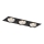 Argon 6116 BZ - Luce da incasso OLIMP 3xGU10-AR111/12W/230V nera