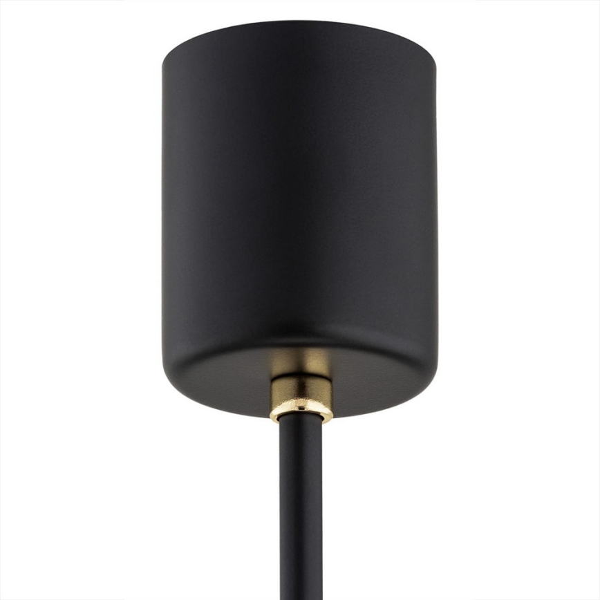 Argon 6143 - Lampadario su palo CAMELOT PLUS 3xE27/15W/230V nero/bianco/oro