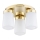 Argon 6165 - Surface-mounted lampadario PASADENA 3xE27/15W/230V oro/bianco