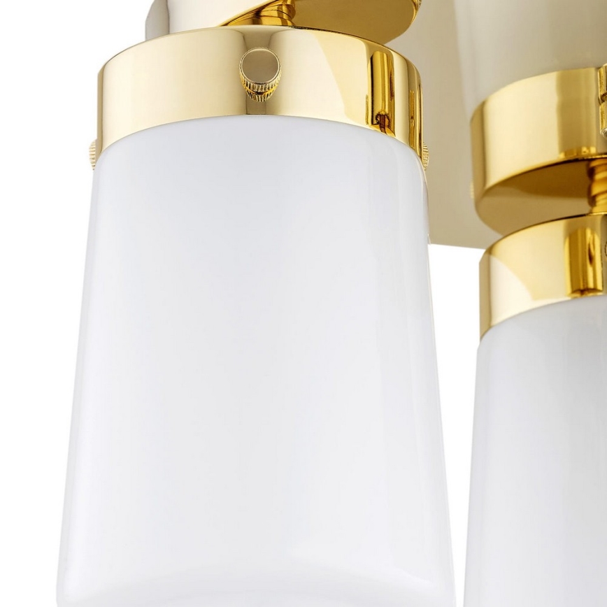 Argon 6165 - Surface-mounted lampadario PASADENA 3xE27/15W/230V oro/bianco