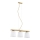 Argon 6250 - Lampadario a sospensione con filo ARDEN 3xE27/15W/230V oro