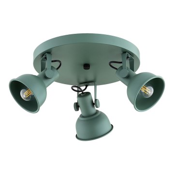 Argon 6265 - Faretto LENORA 3xE14/7W/230V verde