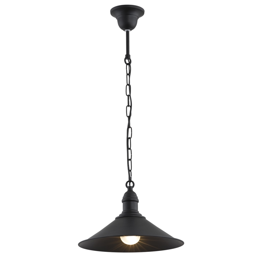 Argon 631 - Lampadario a sospensione con catena ERBA 1xE27/60W/230V