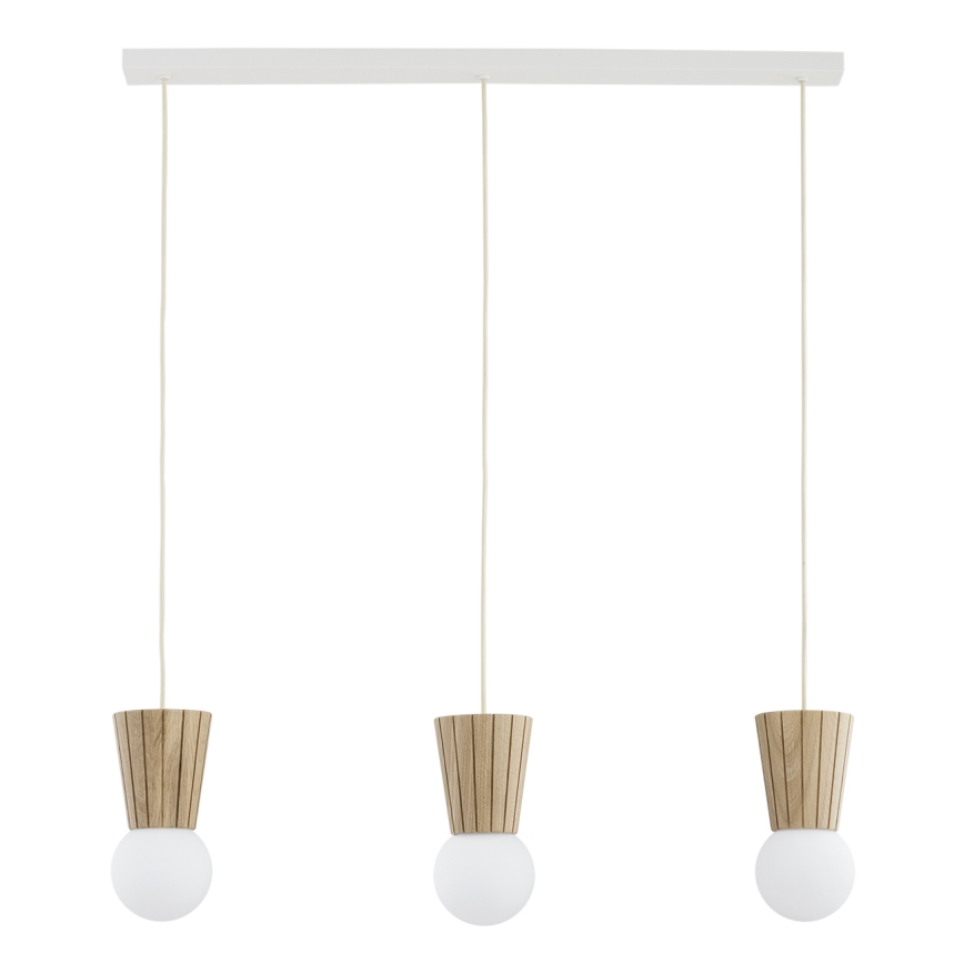 Argon 6357 - Badezimmer-Pendelleuchte mit Kabelaufhängung VOLANTE 3xG9/6W/230V IP44 beige