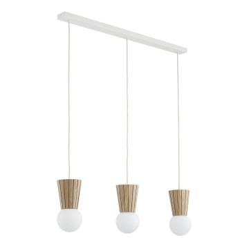 Argon 6357 - Lampada da bagno a sospensione con cavo VOLANTE 3xG9/6W/230V IP44 beige