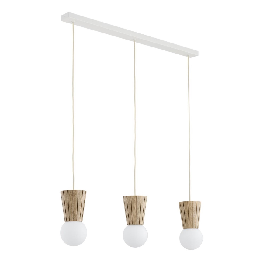 Argon 6357 - Lampada da bagno a sospensione con cavo VOLANTE 3xG9/6W/230V IP44 beige