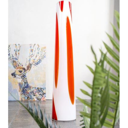 Argon 7042 - Stehlampe POLONIA 2xE27/15W/230V weiß/rot