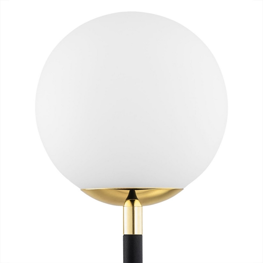 Argon 7072 - Lampe de table FERRONE 2xE14/7W/230V noir/blanc/doré