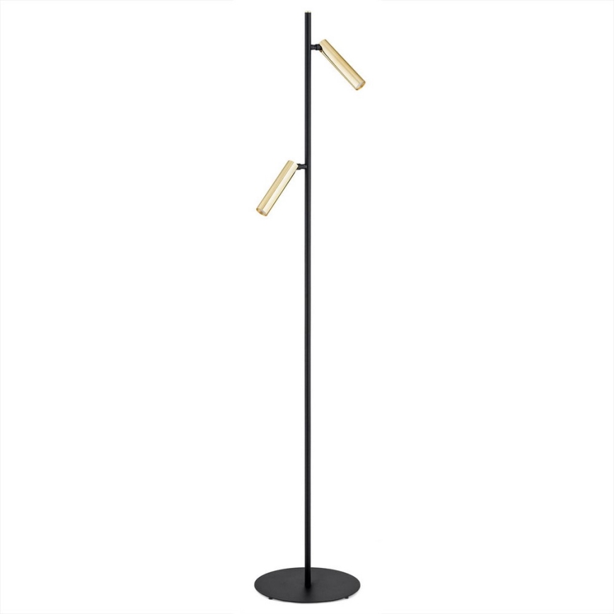 Argon 7083 - Lampada con piedistallo TORRE 2xG9/6W/230V nero/ottone