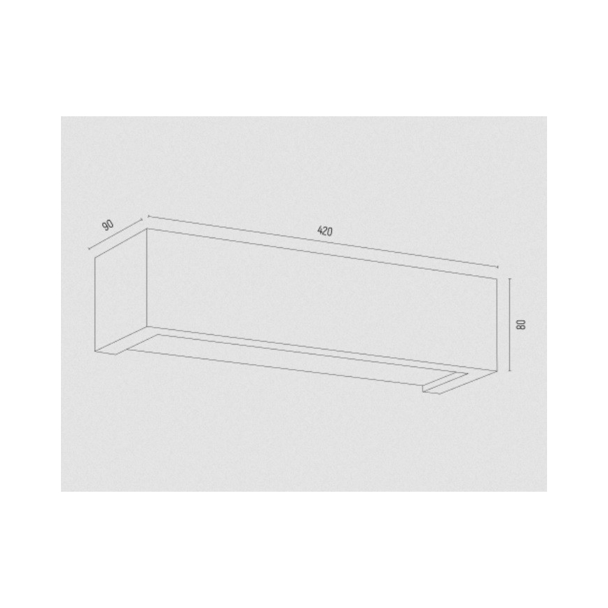 Argon 7168 - Applique CASERTA 2xE27/15W/230V 42 cm