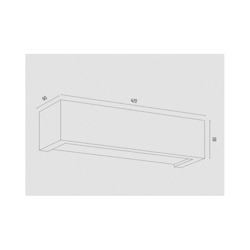 Argon 7169 - Applique CASERTA 2xE27/15W/230V 42 cm