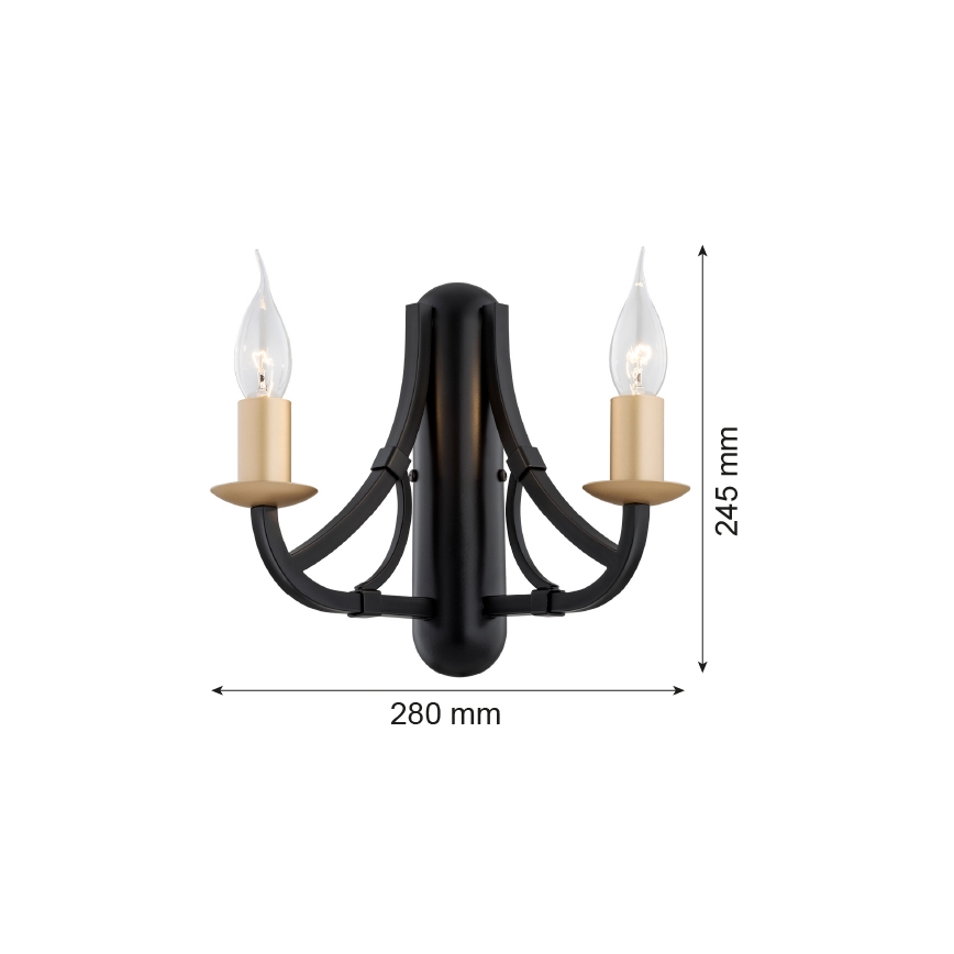 Argon 7181 - Applique LORENZO 2xE14/7W/230V