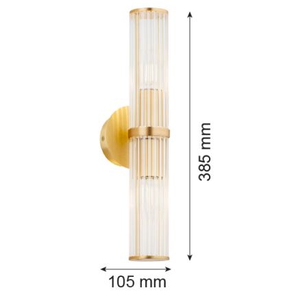 Argon 7203 - Applique HAMPTON 2xE14/7W/230V oro