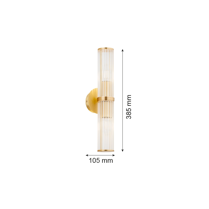 Argon 7203 - Applique HAMPTON 2xE14/7W/230V oro