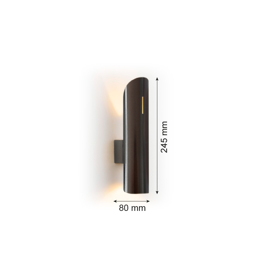 Argon 7232 - Applique AKRON PLUS 2xG9/6W/230V