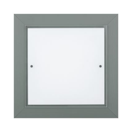 Argon 7269 - Plafonnier TABOR 2xE27/15W/230V 32x32 cm gris