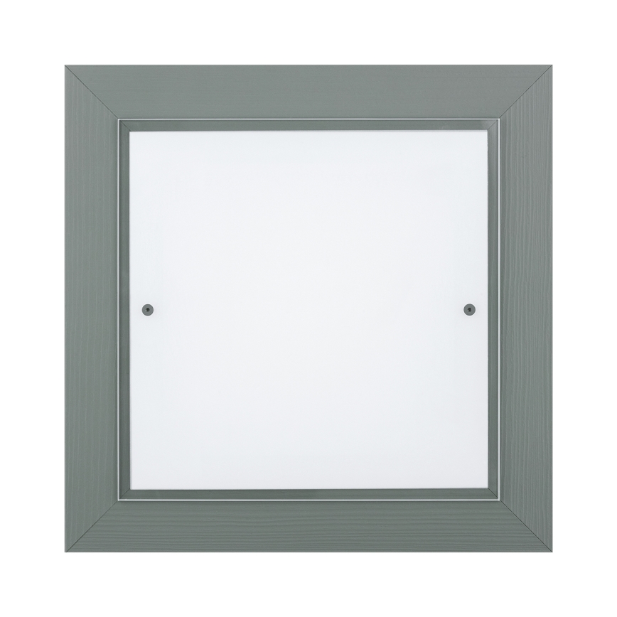 Argon 7269 - Plafonnier TABOR 2xE27/15W/230V 32x32 cm gris