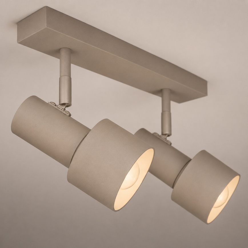 Argon 7294 - Deckenspot DOR 2xE27/15W/230V beige