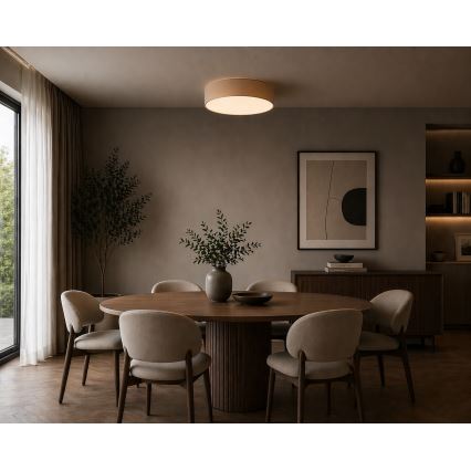 Argon 7298 - Deckenleuchte DARLINGOS 2xE27/15W/230V Ø 35 cm beige
