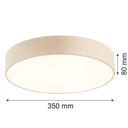 Argon 7298 - Deckenleuchte DARLINGOS 2xE27/15W/230V Ø 35 cm beige