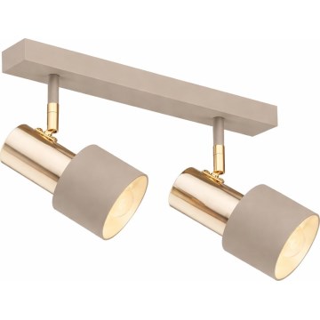 Argon 7299 - Spot DOR 2xE27/15W/230V doré/beige