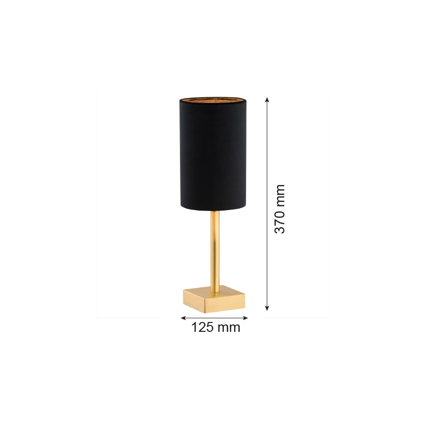 Argon 8031 - Lampe de table ABRUZZO 1xE14/7W/230V laiton/noir