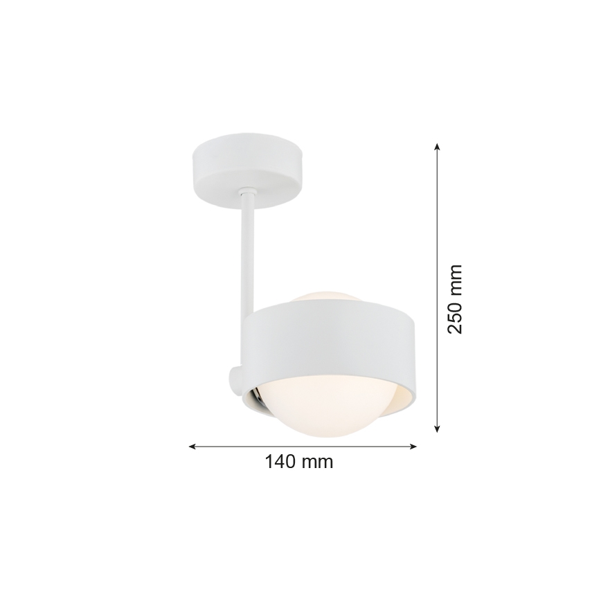 Argon 8058 - Lampadario su palo MASSIMO PLUS 1xG9/6W/230V bianco