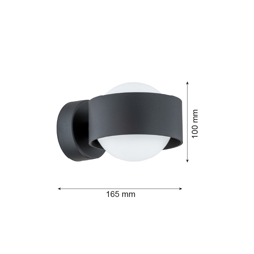 Argon 8059 - Applique MASSIMO PLUS 1xG9/6W/230V nero