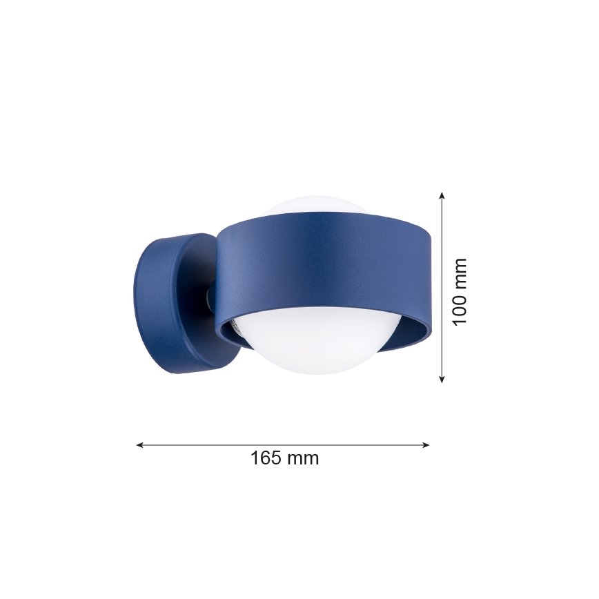 Argon 8061 - Wandlampe MASSIMO PLUS 1xG9/6W/230V blau
