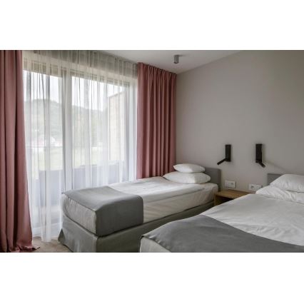 Argon 8065 - Spot mural ETNA 1xG9/6W/230V noir