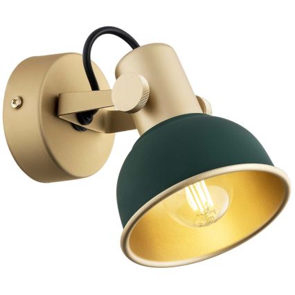 Argon 8247 - Faretto LENORA 1xE14/7W/230V oro/verde