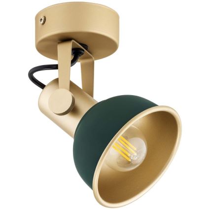 Argon 8247 - Faretto LENORA 1xE14/7W/230V oro/verde