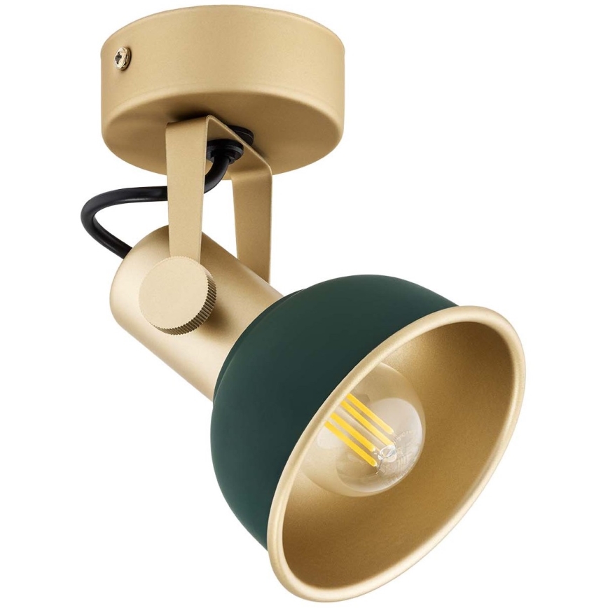 Argon 8247 - Faretto LENORA 1xE14/7W/230V oro/verde
