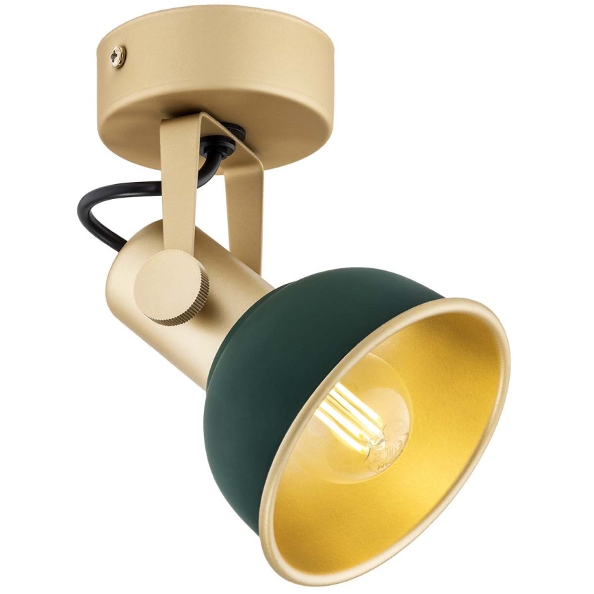 Argon 8247 - Faretto LENORA 1xE14/7W/230V oro/verde