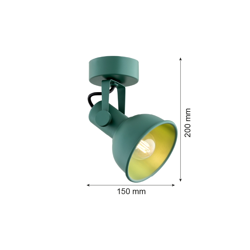 Argon 8299 - Faretto LENORA 1xE14/7W/230V verde