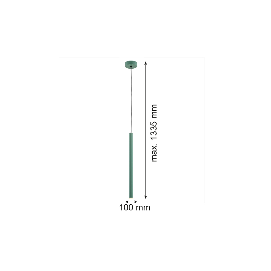 Argon 8333 - Suspension filaire LED RIO LED/4,2W/230V 3000K vert
