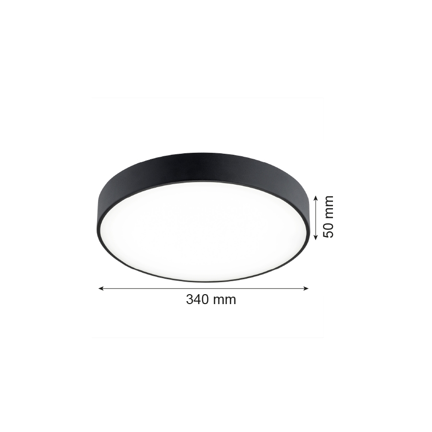 Argon 8348 - LED-Deckenleuchte TIAMO LED/22W/230V 4000K schwarz