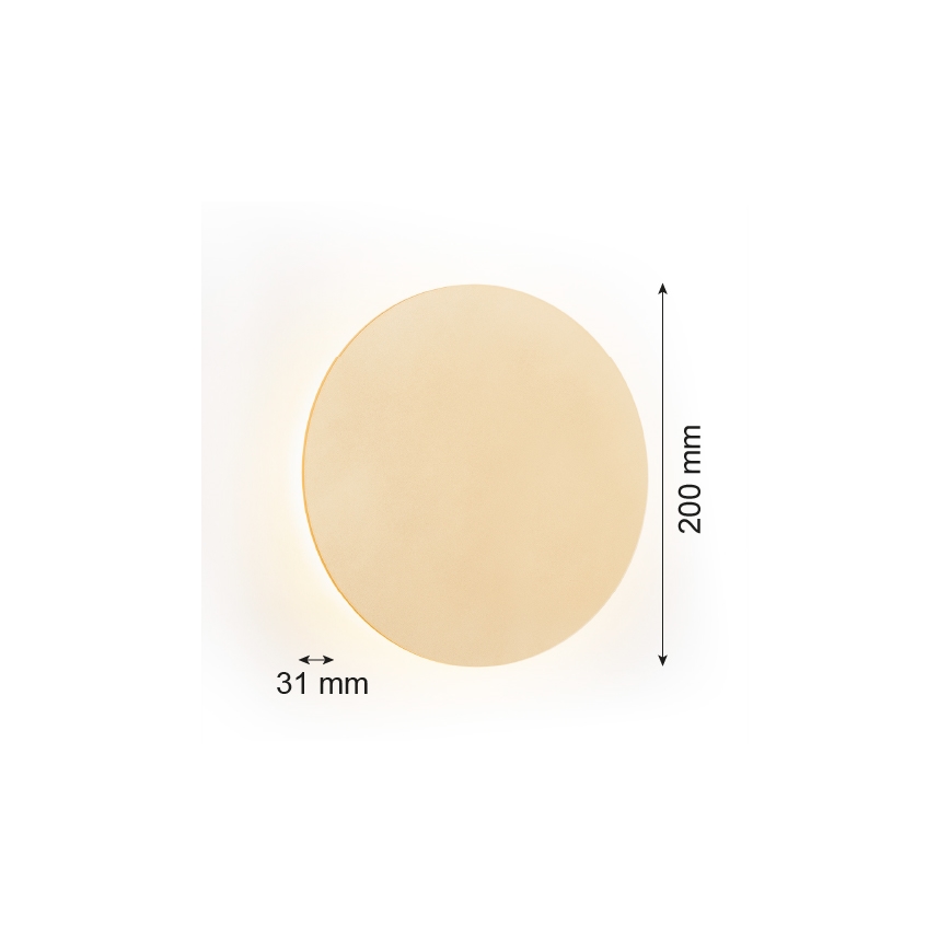 Argon 8351 - Applique murale LED OREGON PLUS LED/4,5W/230V 3000K 20 cm doré