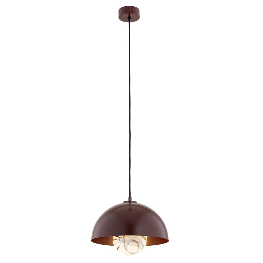 Argon 8444 - Lampadario a sospensione con filo PIAVA 1xE14/7W/230V alabastro marrone