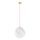 Argon 8448 - Suspension filaire ALMIROS 1xE27/15W/230V d. 30 cm albâtre doré
