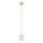Argon 8450 - Lampadario a sospensione con filo ALMIROS 1xE14/7W/230V diametro 12 cm alabastro oro