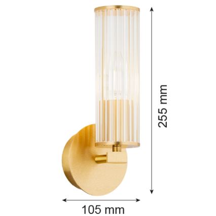Argon 8497 - Applique HAMPTON 1xE14/7W/230V oro