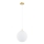 Argon 8507 - Lampadario a sospensione con filo PALOMA 1xE27/15W/230V diametro 25 cm oro/bianco