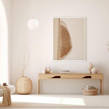 Argon 8507 - Lampadario a sospensione con filo PALOMA 1xE27/15W/230V diametro 25 cm oro/bianco