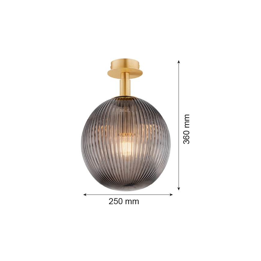 Argon 8511 - Deckenleuchte PALOMA 1xE27/15W/230V golden/schwarz
