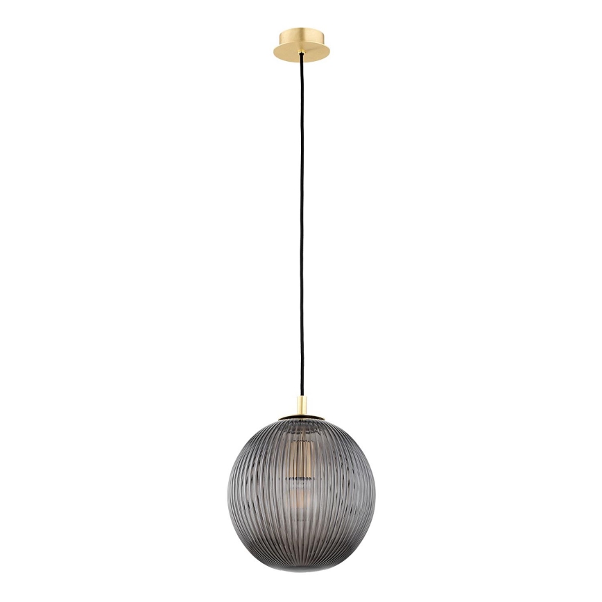 Argon 8513 - Lampadario a sospensione con filo PALOMA 1xE27/15W/230V diametro 25 cm oro/nero