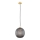 Argon 8513 - Lampadario a sospensione con filo PALOMA 1xE27/15W/230V diametro 25 cm oro/nero