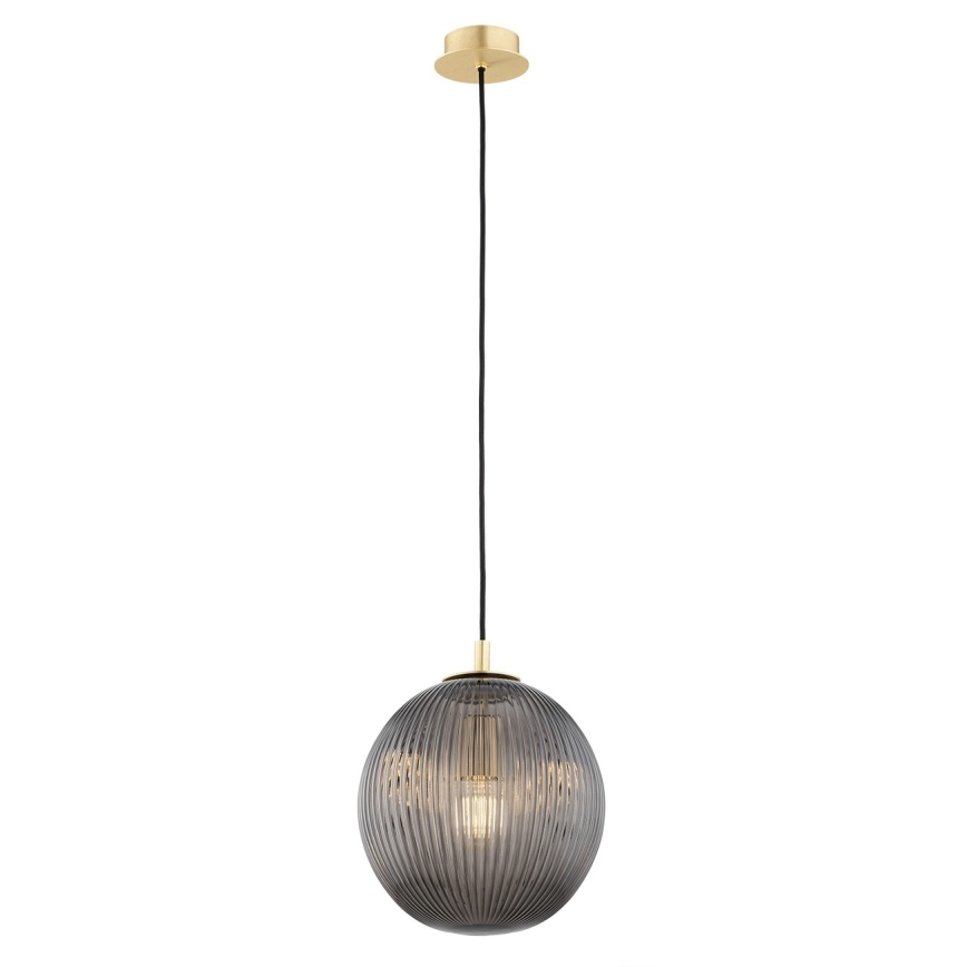Argon 8513 - Lampadario a sospensione con filo PALOMA 1xE27/15W/230V diametro 25 cm oro/nero