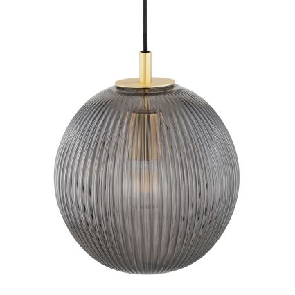 Argon 8513 - Lampadario a sospensione con filo PALOMA 1xE27/15W/230V diametro 25 cm oro/nero