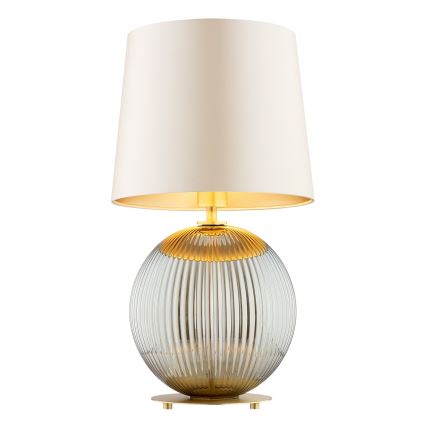 Argon 8530 - Lampe de table HAMILTON 1xE27/15W/230V 54 cm crème/gris